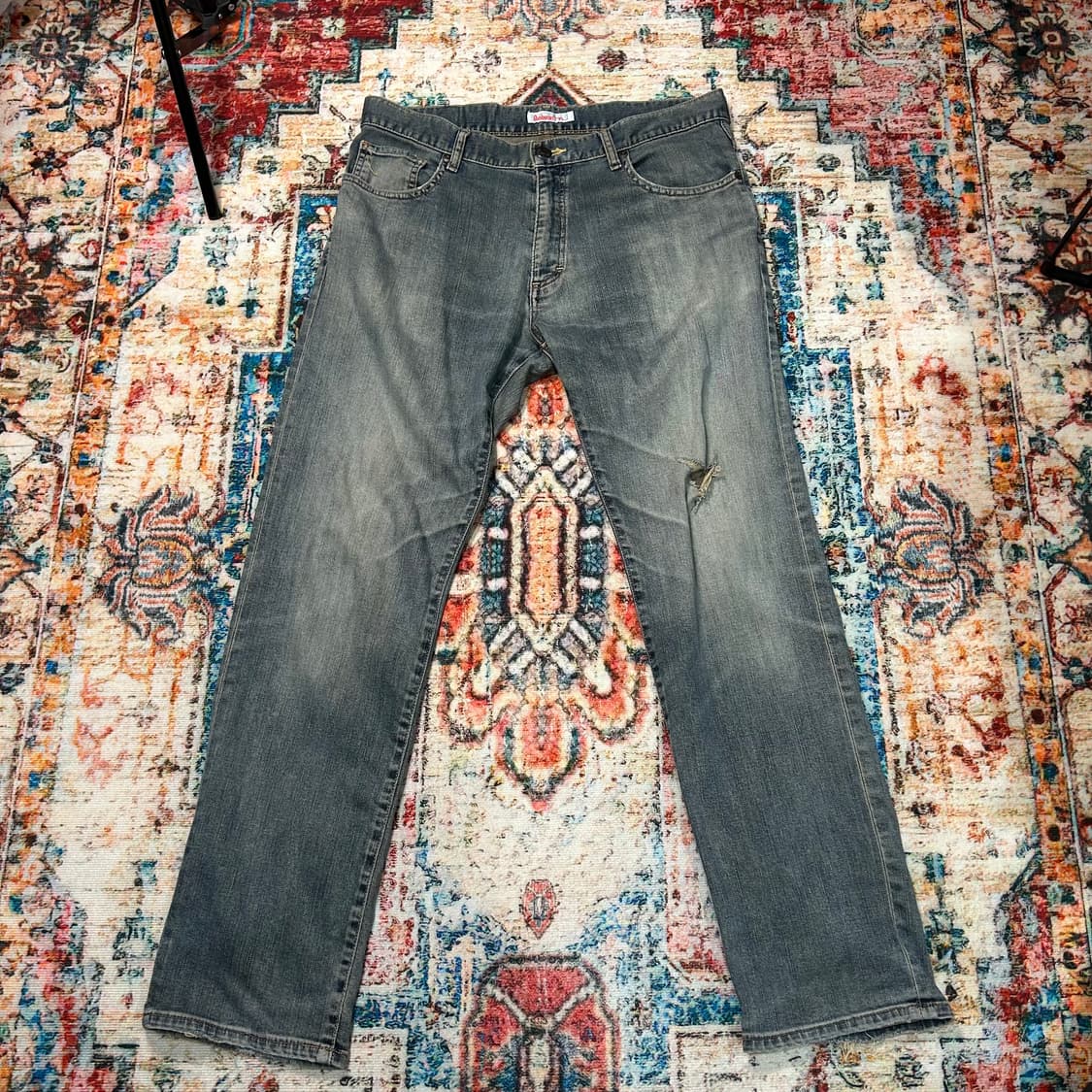 [33] 80s 밥슨 스트레이트 핏 워싱 데님팬츠 상품이미지1