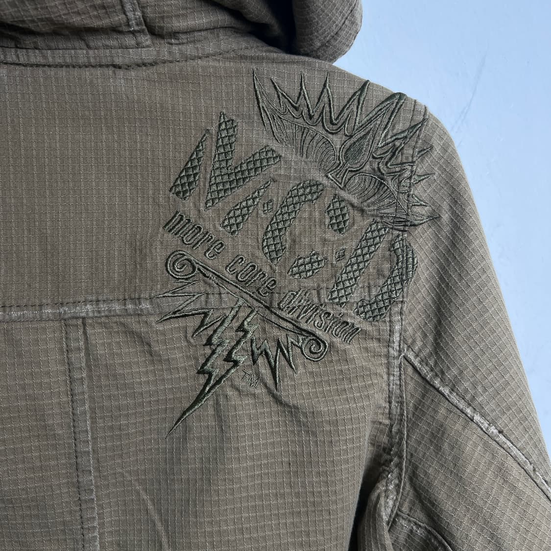 MCD 카키 밀리터리 후드 야상 자켓 S 상품이미지9