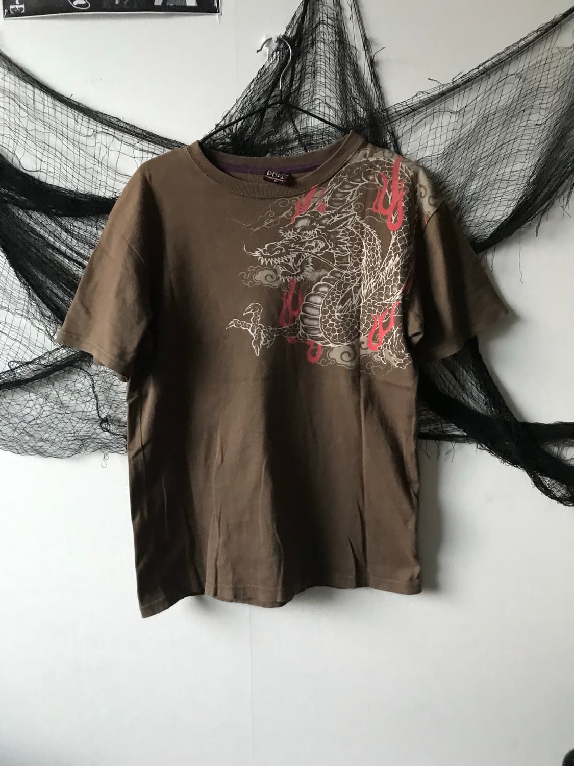 Oriental dragon printing halfsleeve  상품이미지1