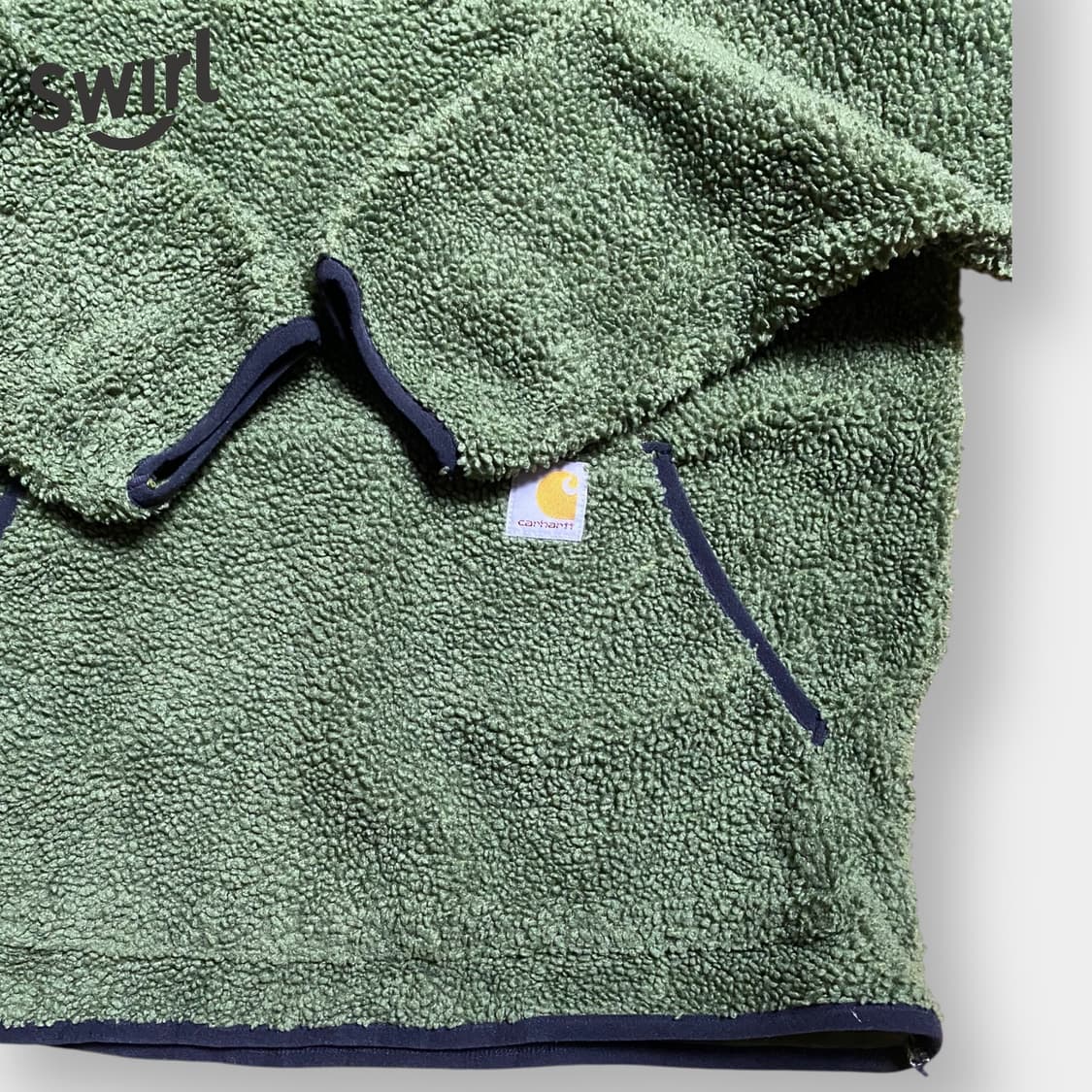 🌊Carhartt Fleece hoodie half zip-up 상품이미지6