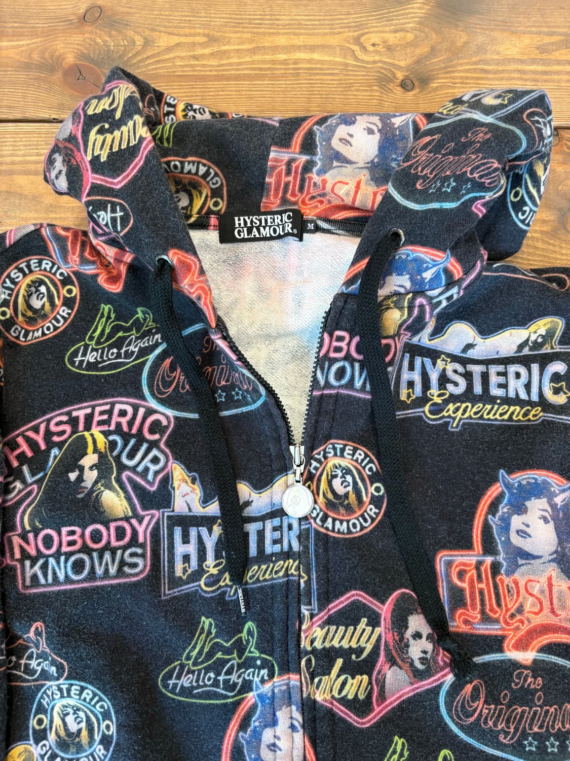 히스테릭글래머 패턴 후드집업 상품이미지8