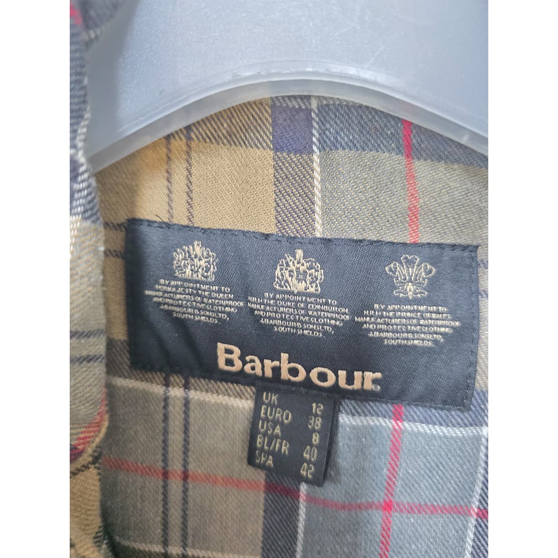 택포// 바버 후드 야상 점퍼 왁싱자켓 M 상품이미지2