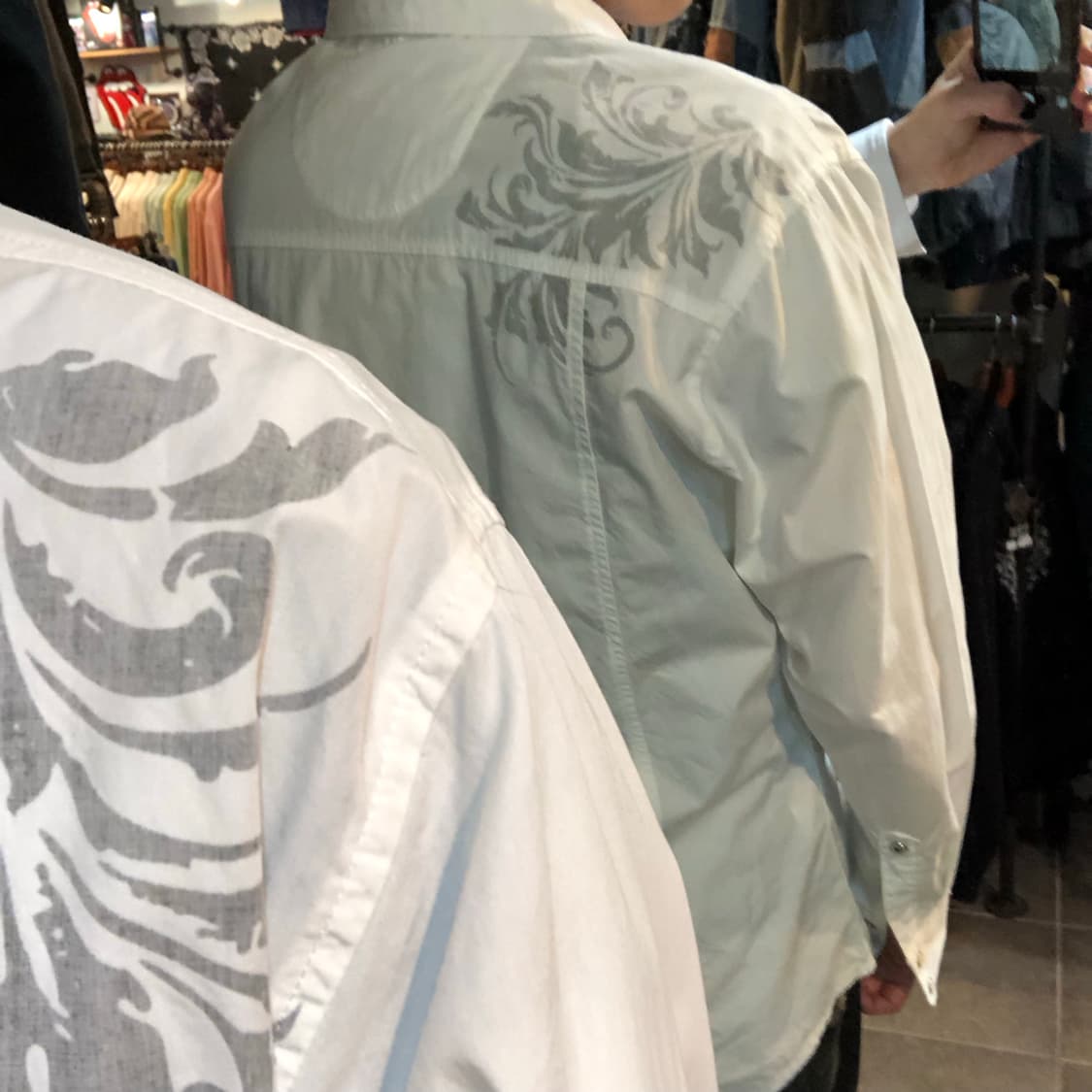 [NO.9] 랭글러 락47 양면셔츠 화이트 상품이미지3