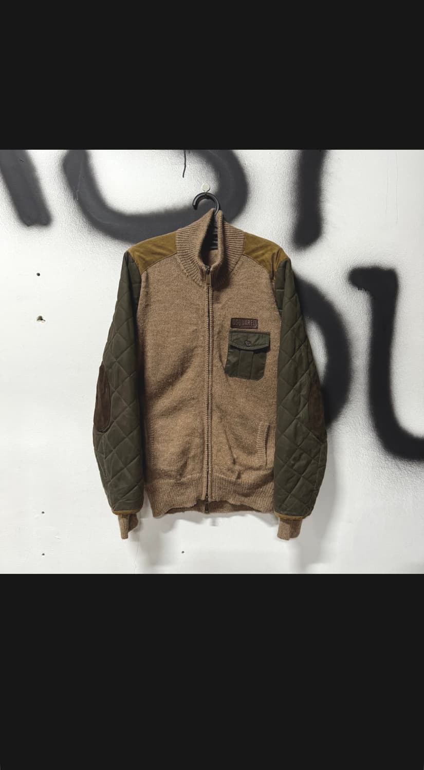 디스퀘어드 니트 집업 상품이미지1