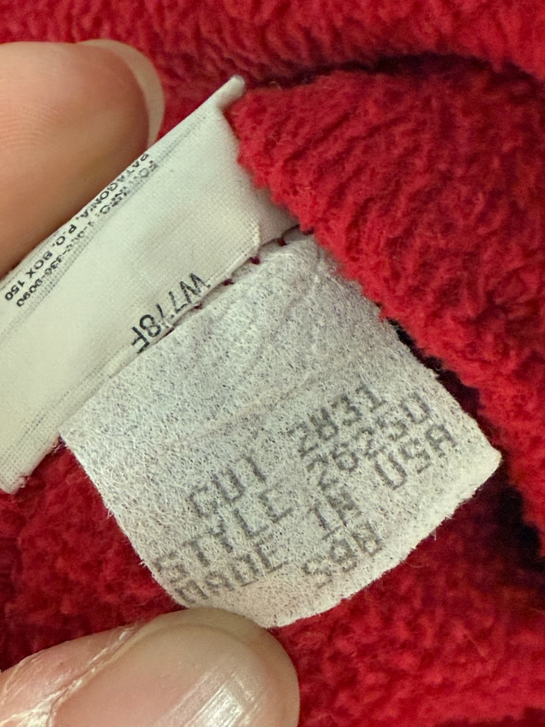 파타고니아 Usa 후리스 L 레드 상품이미지5