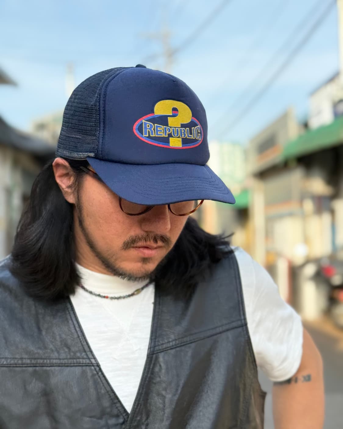 90-00‘s 빈티지 리퍼플릭 트러커캡 OS 상품이미지9