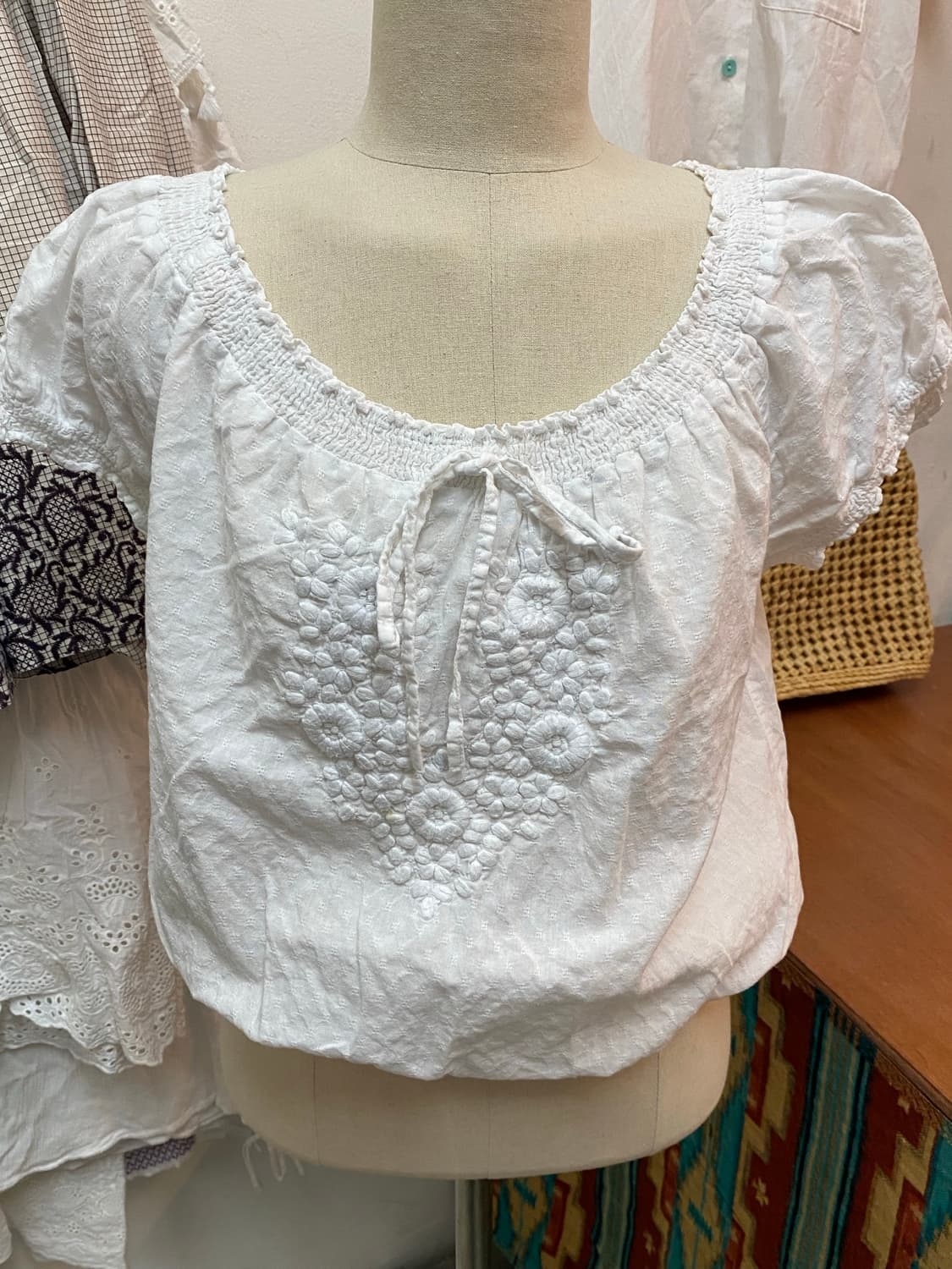 유럽빈티지 자수셔츠 상품이미지4