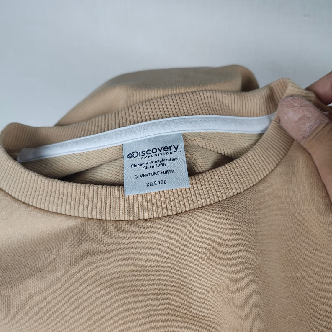 디스커버리 맨투맨 남자100사이즈  상품이미지3