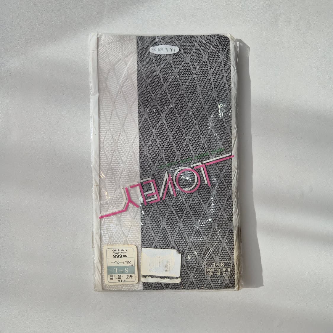 실버그레이 다이아몬드 패턴 그물 스타킹 상품이미지3