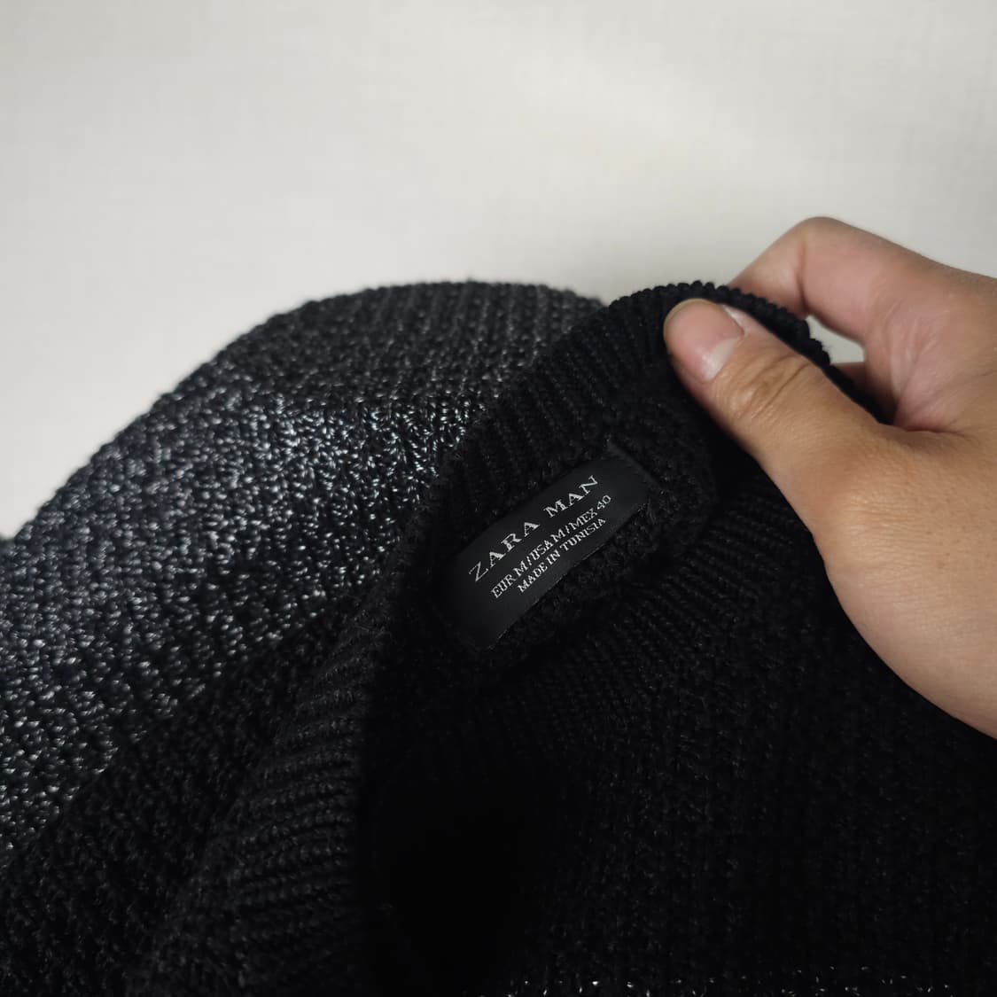 자라 라운드니트티 남자95사이즈  상품이미지2
