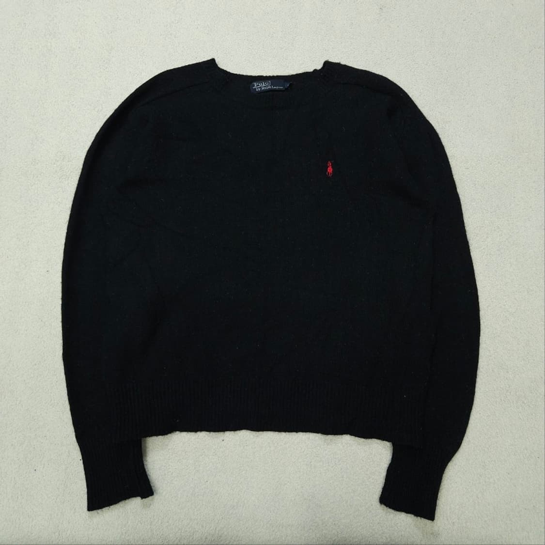90s 폴로 랄프 로렌 울 니트 100 블랙 상품이미지2