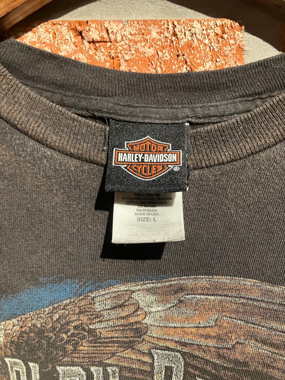00s USA 빈티지 할리 데이비슨 반팔 티셔츠 상품이미지9