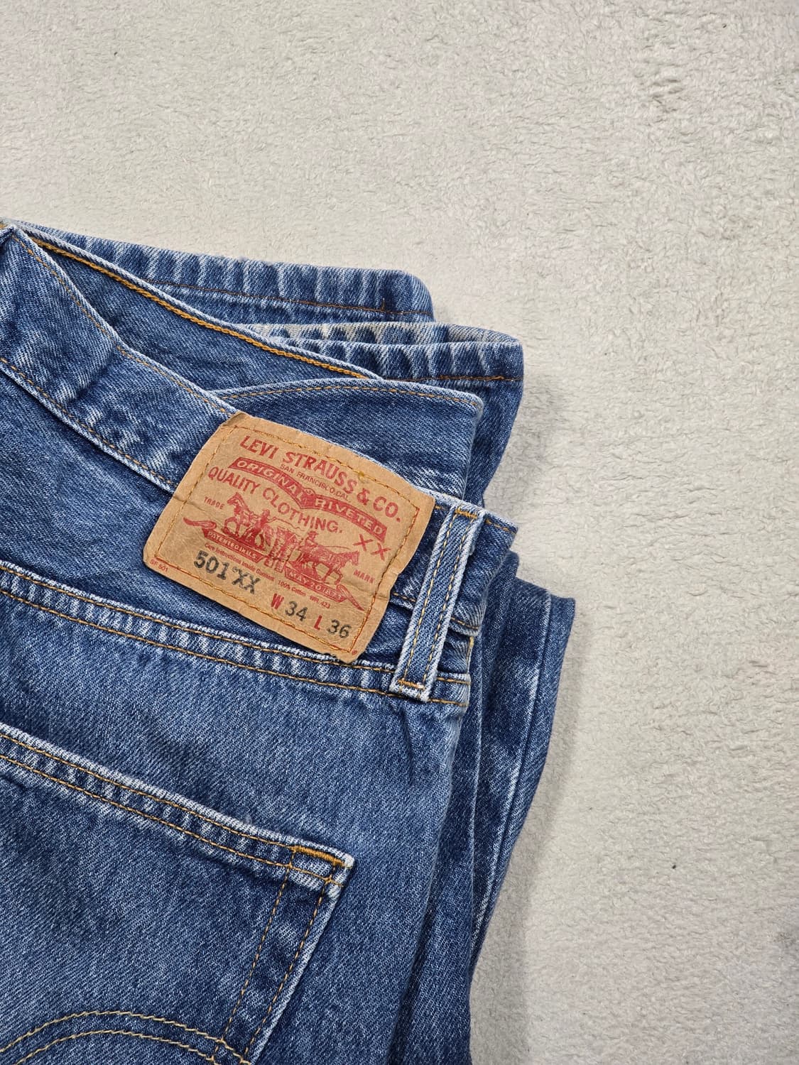 리바이스 501XX 데님 청바지 34 상품이미지2