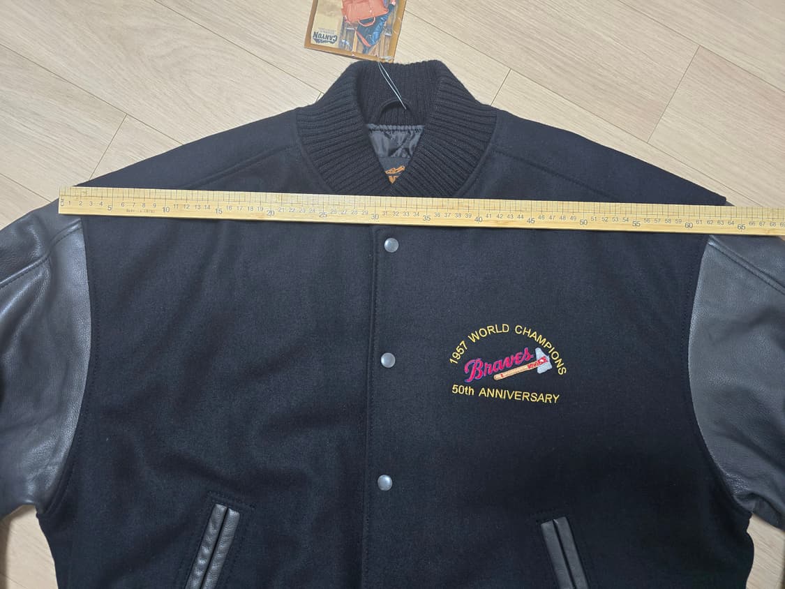 Braves 1957 WS 50주년 바시티자켓 XL 상품이미지8
