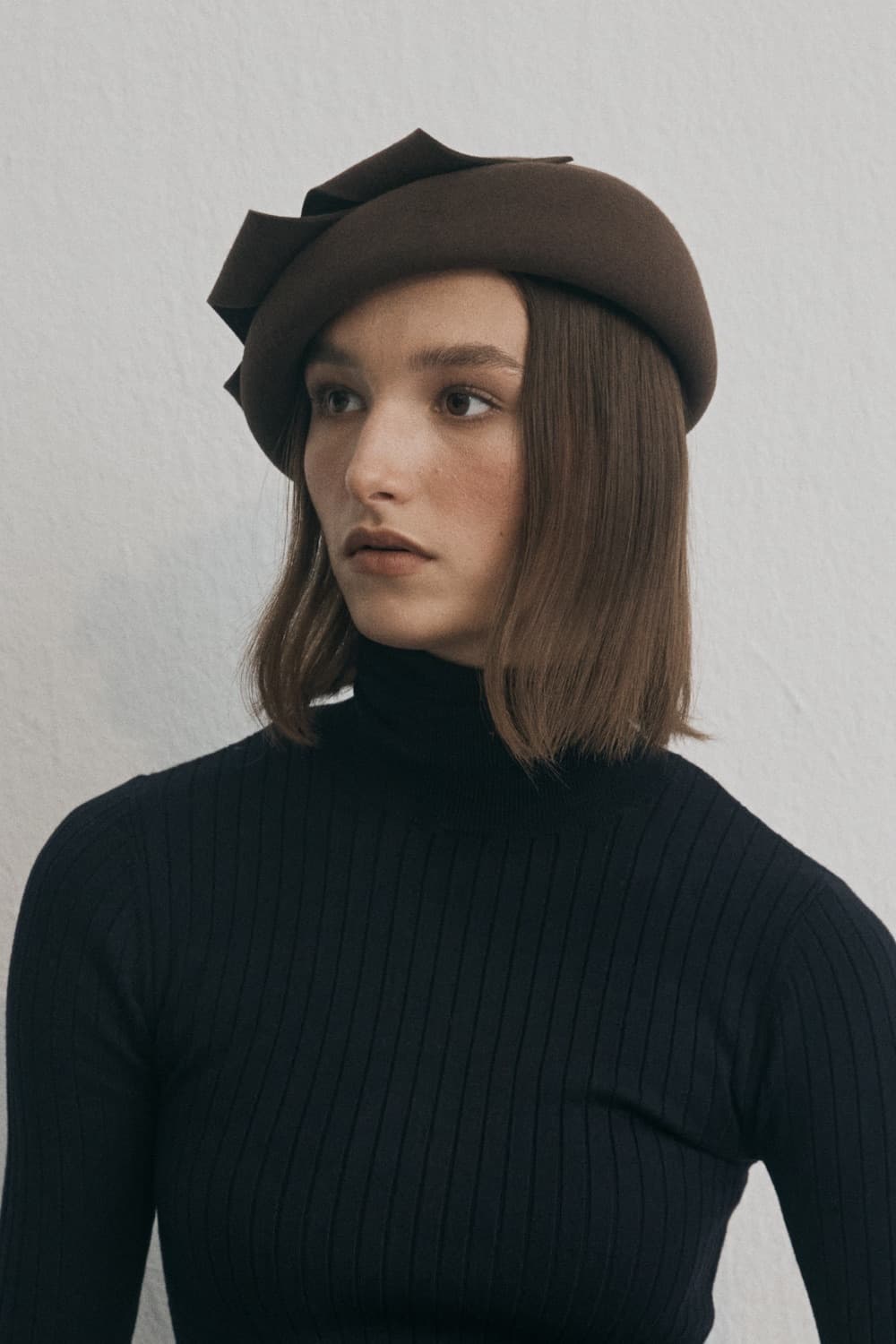 🖤 SHINJEO 울 드레이핑 베레 / 베레모 상품이미지4