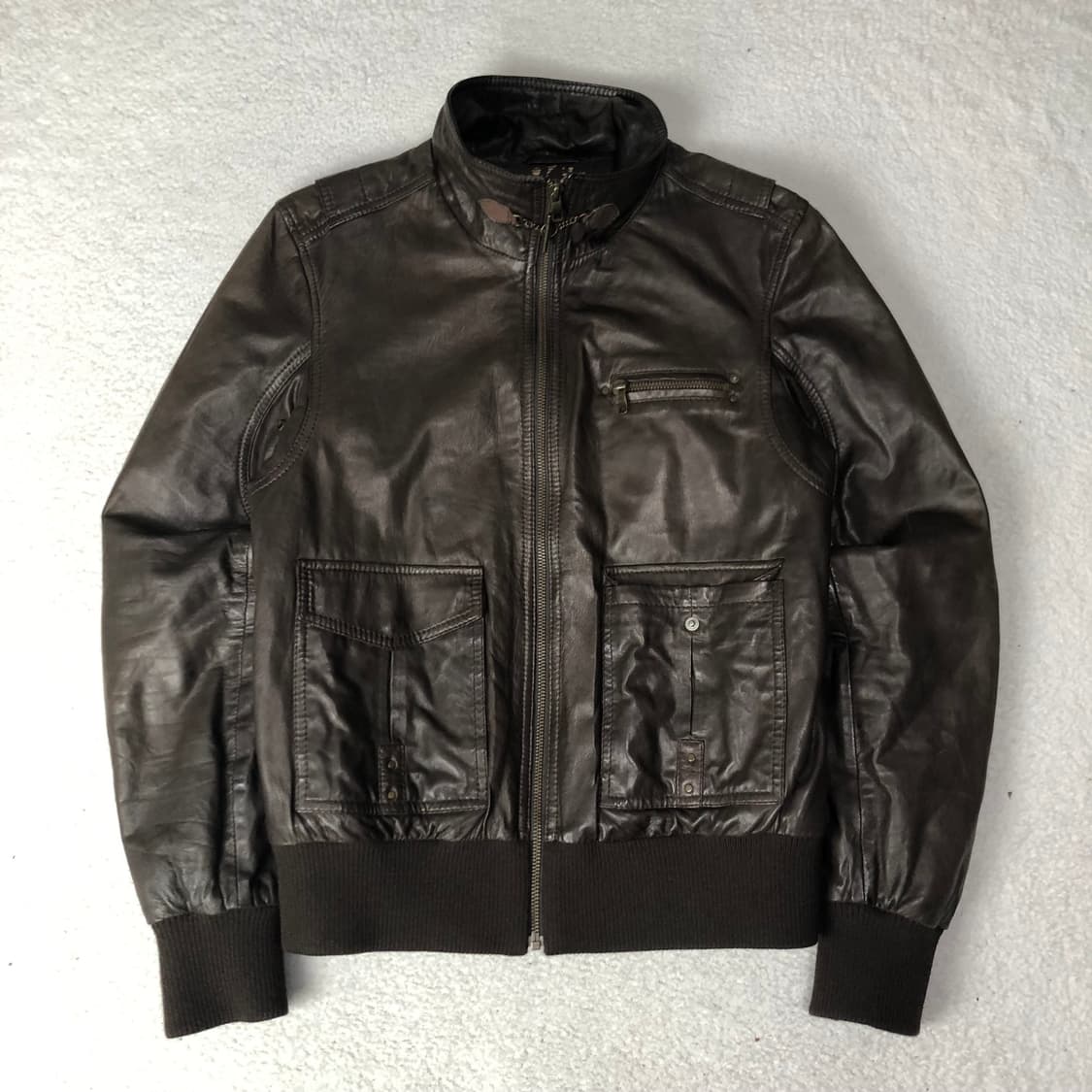 디젤 램스킨 레더자켓  상품이미지1