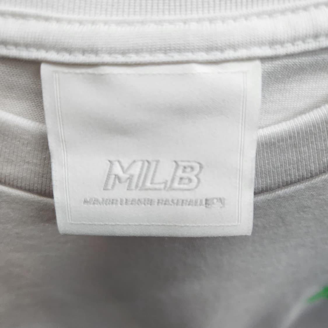 MLB 뉴욕 양키스 형광 백 빅로고 반팔티 M(L) 상품이미지5