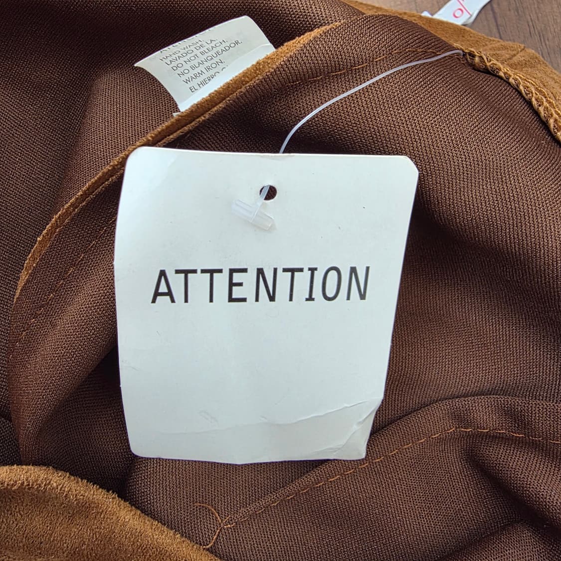 보헤미안 브라운 스웨이드 프린지 스커트 상품이미지4