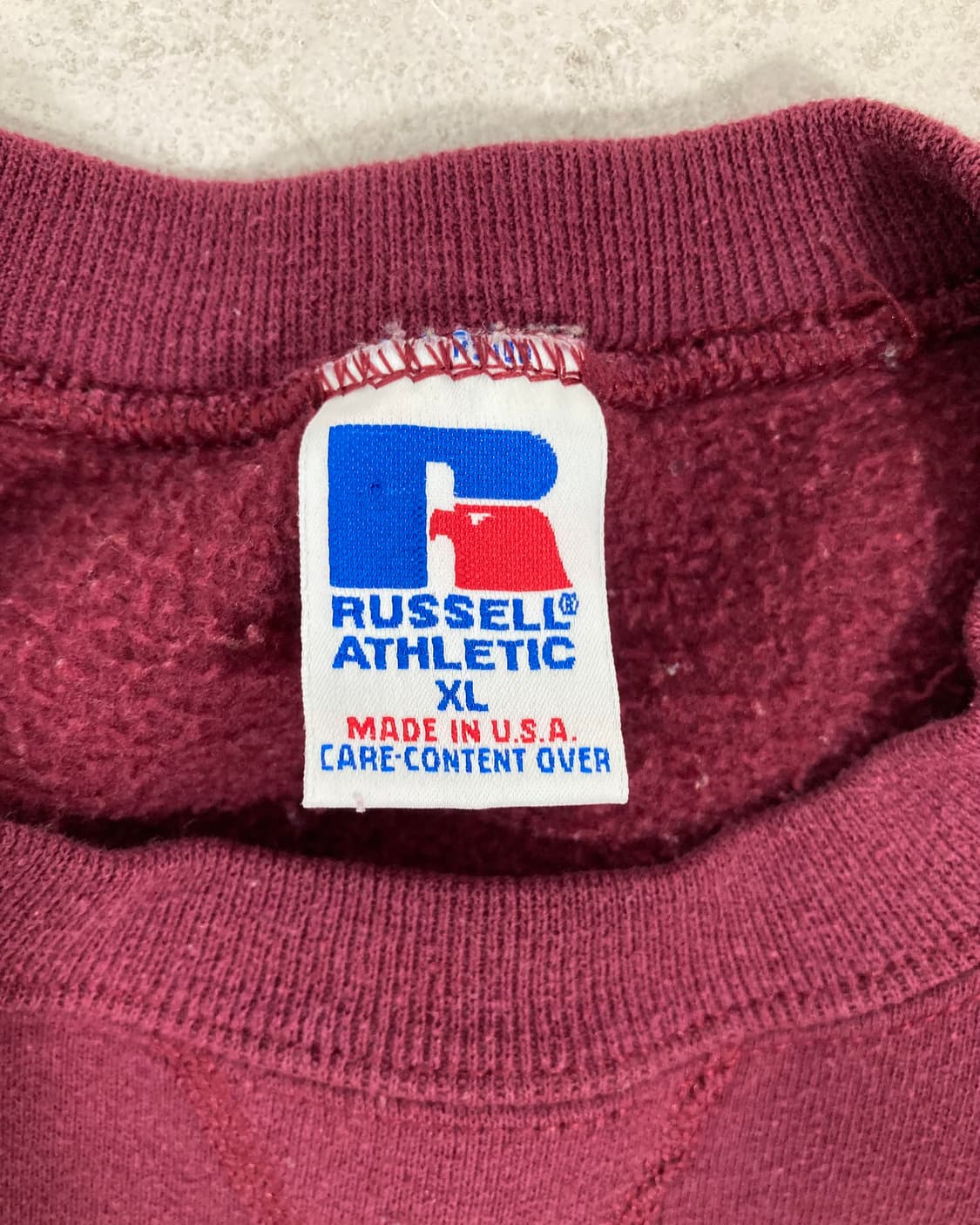 90s Russell Sweatshirt (burgundy) 상품이미지3