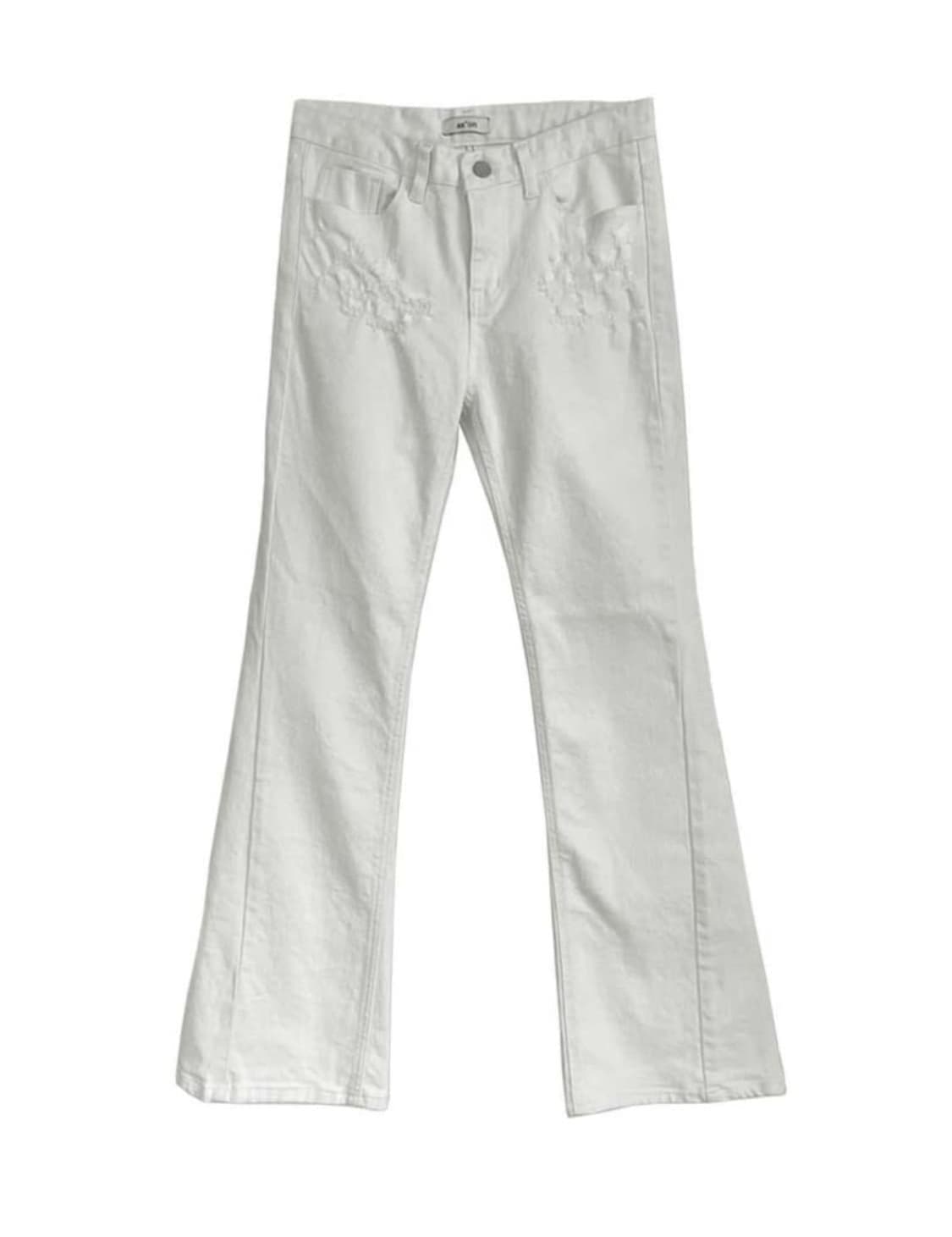 [S] 애즈온 하퍼 팬츠 화이트 상품이미지1