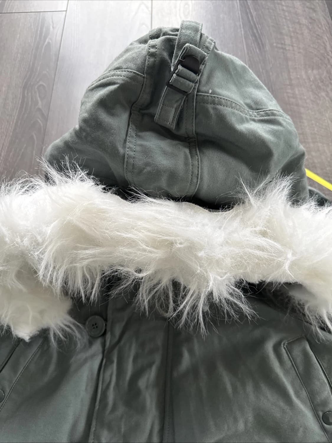 90s 미공군 납품용 그린브라이어 인더스트리 N-3B 파카 세이지그린 상품이미지8