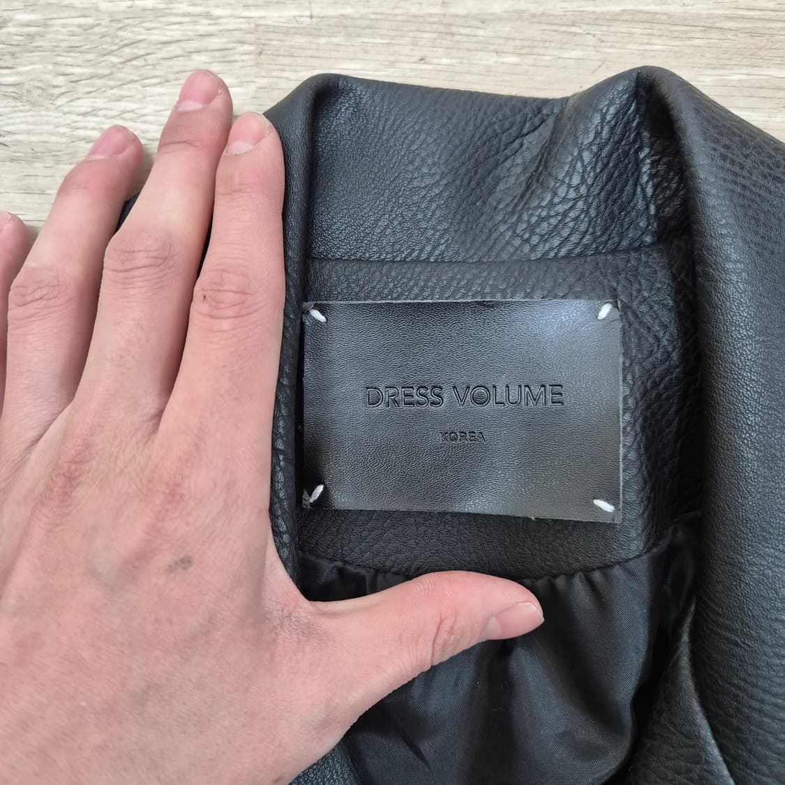 드레스볼륨 레더 라이더 가죽자켓 L(100) 상품이미지4