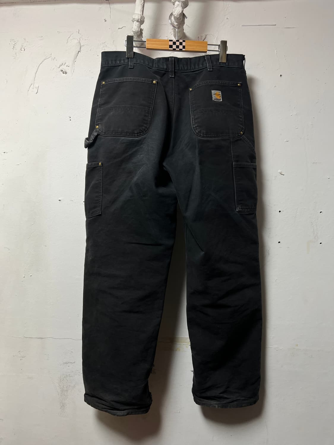 칼하트 릴렉스 핏 데님 더블니 워크 팬츠 상품이미지4