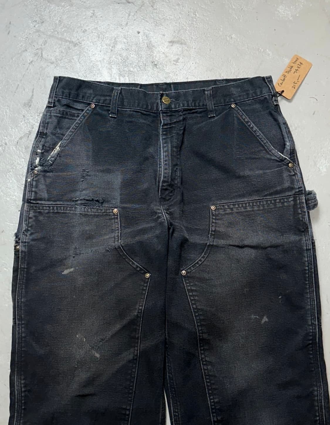 OG 칼하트 B136 더블니 블랙 상품이미지5