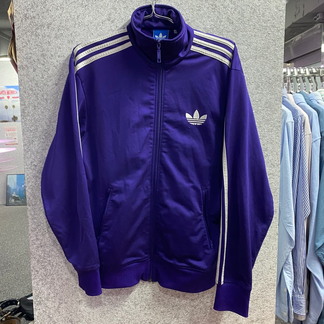 아디다스 파이어버드 퍼플 트랙탑 져지 B3614 상품이미지2