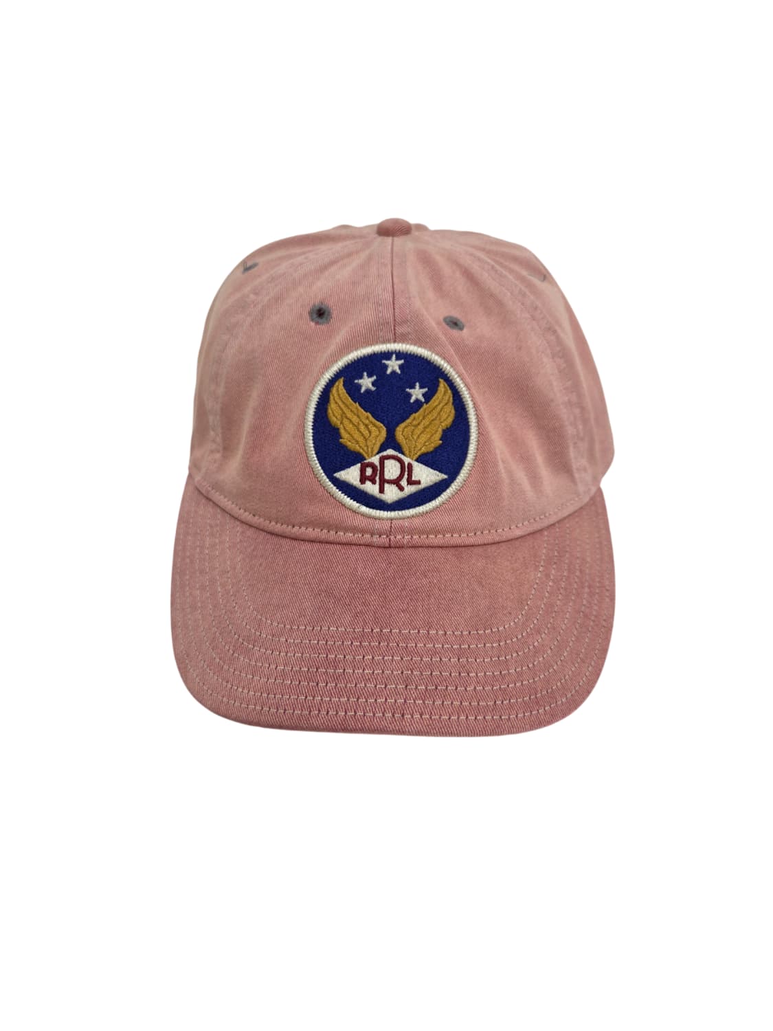 RRL 윙 로고 가먼트 다이드 볼캡 핑크 상품이미지1