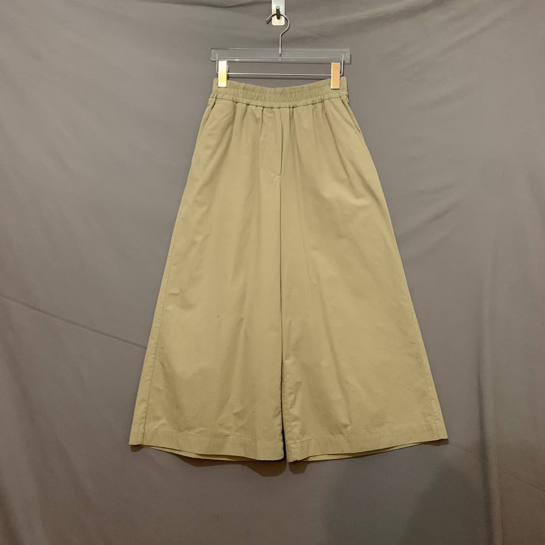 XS LOEWE 로에베 밴딩 크롭 와이드 팬츠 상품이미지2