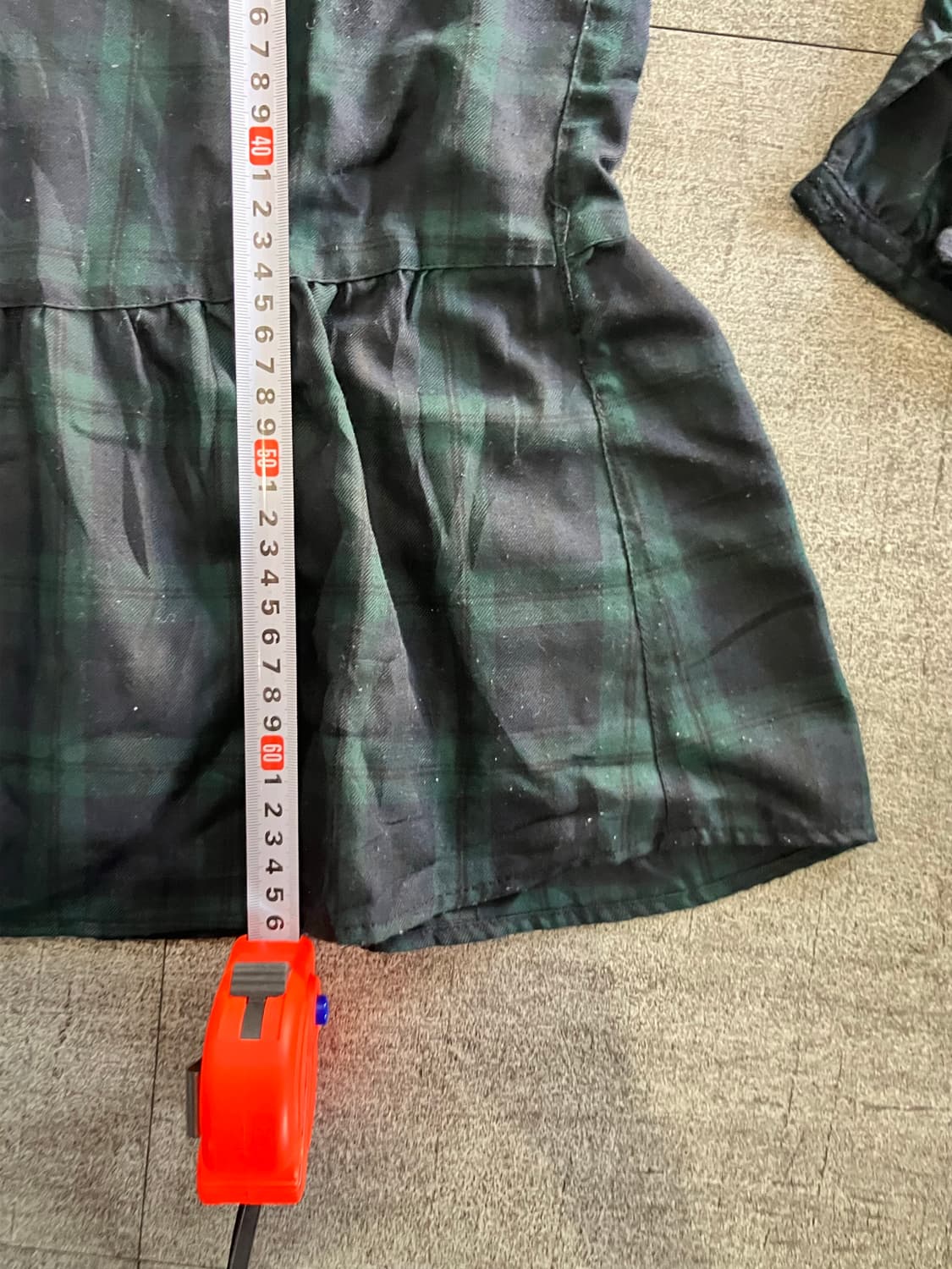 일본빈티지 Cpa 하구미모리걸 페어리 퍼퓰럼 타탄체크블라우스 코이세이오 상품이미지3