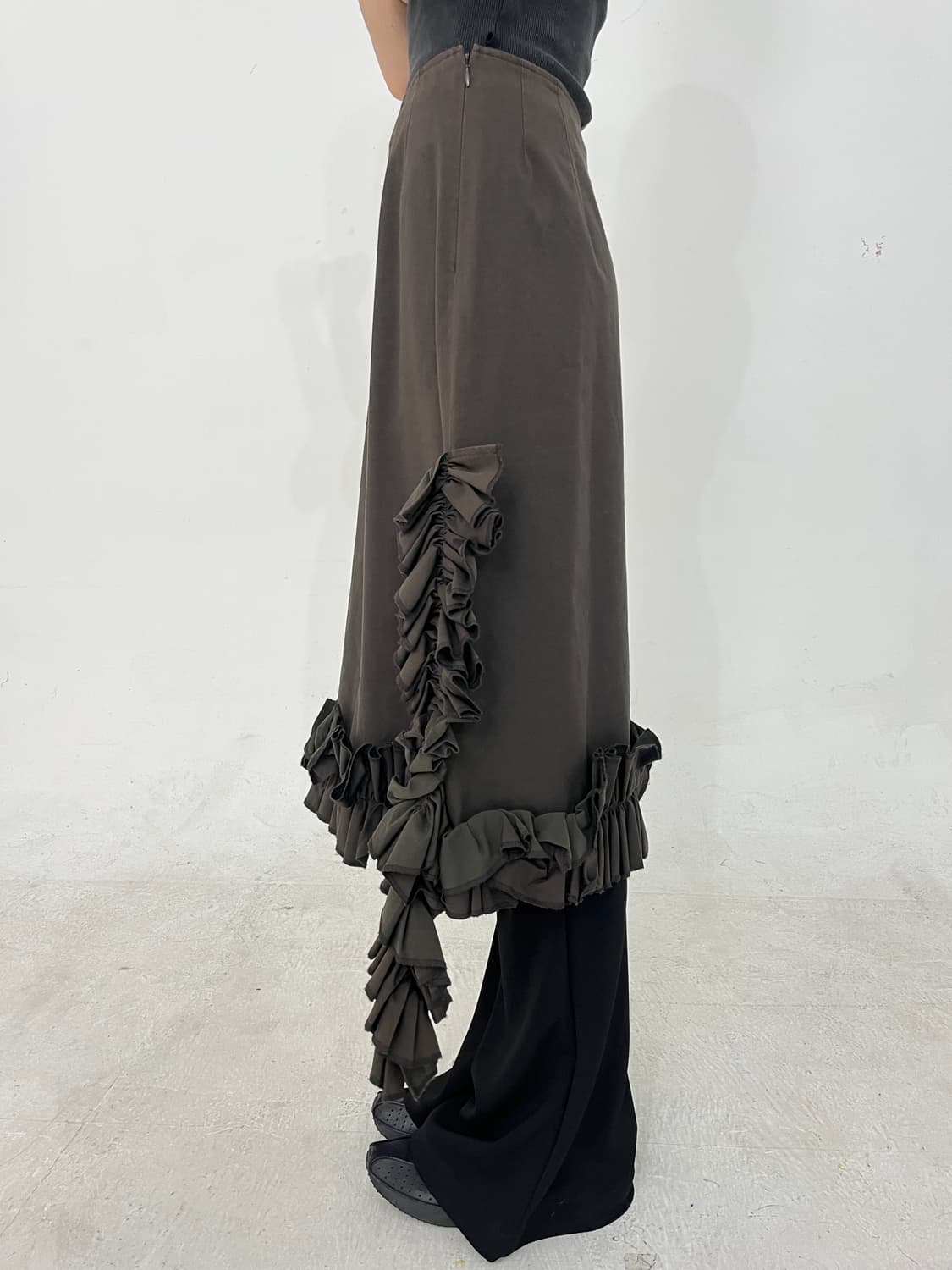 Suno kuwahara frill skirt 상품이미지4
