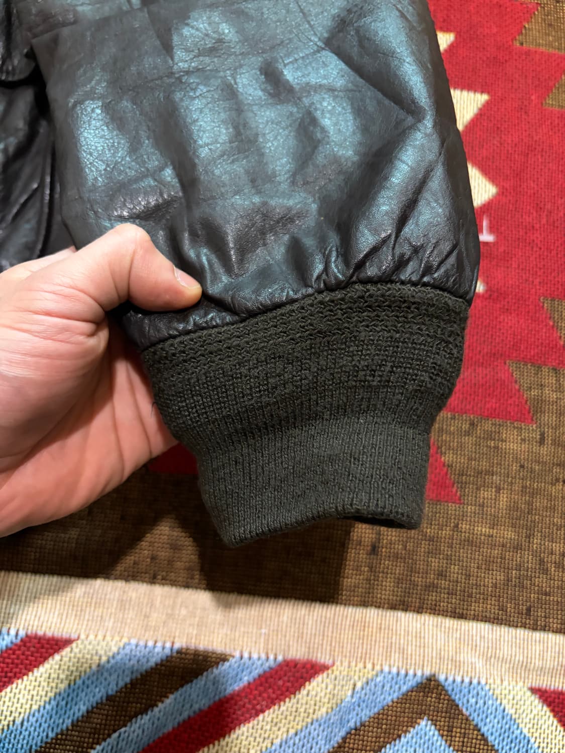 105)카우하이드 플라이트 자켓(g-1, b-15) 상품이미지4