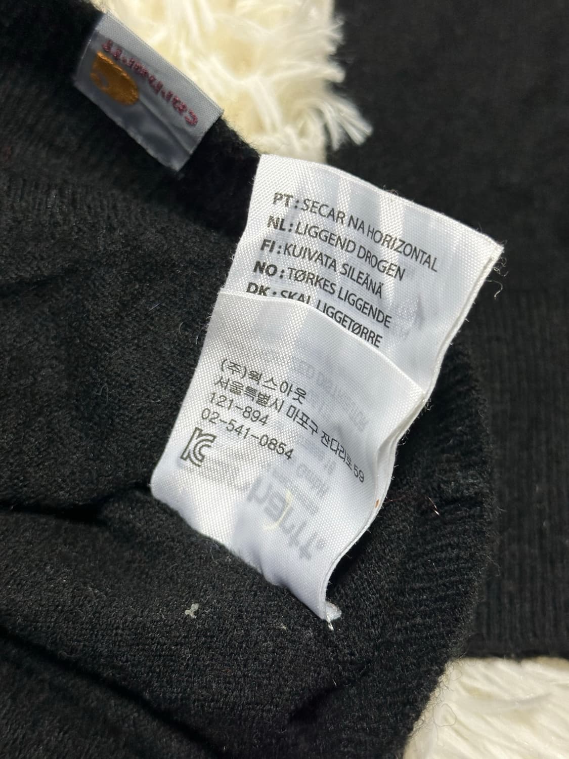 칼하트 윕 블랙 터틀넥 M 상품이미지4