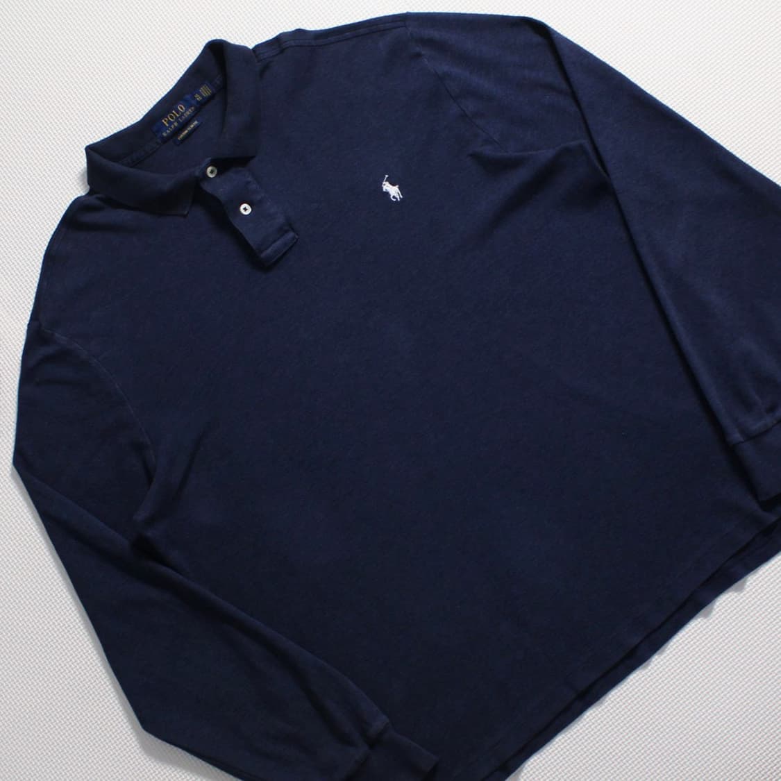 Polo 폴로 랄프로렌 화이트 포니 카라 롱 슬리브 상품이미지2