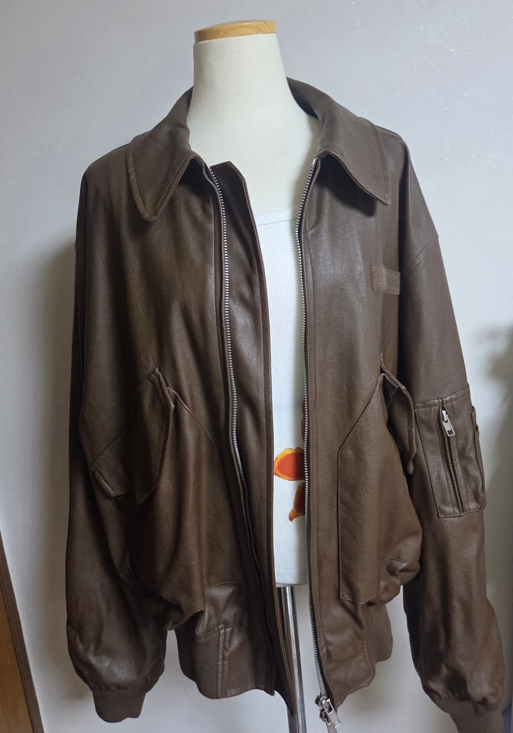 파르티멘토 비건레더 자켓 상품이미지2