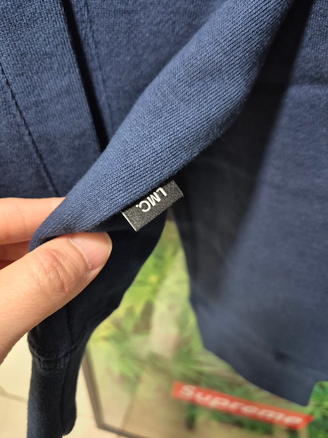 LMC 하프집업 네이비 맨투맨.새상품 상품이미지6