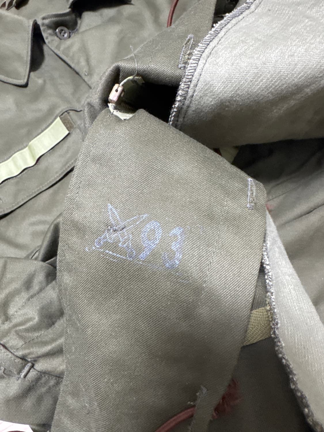 Vintage 90s 유럽 군용 필드 자켓 (밀리터리 오리지널) 상품이미지4