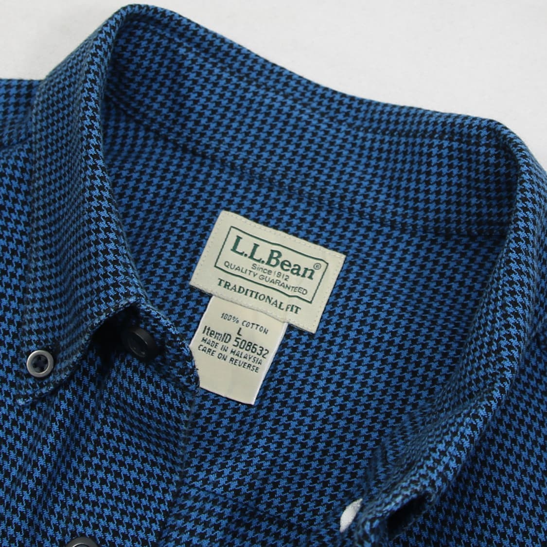 (착용컷) L.L.Bean 하운즈투스 체크 셔츠 (남성용 100) 상품이미지5