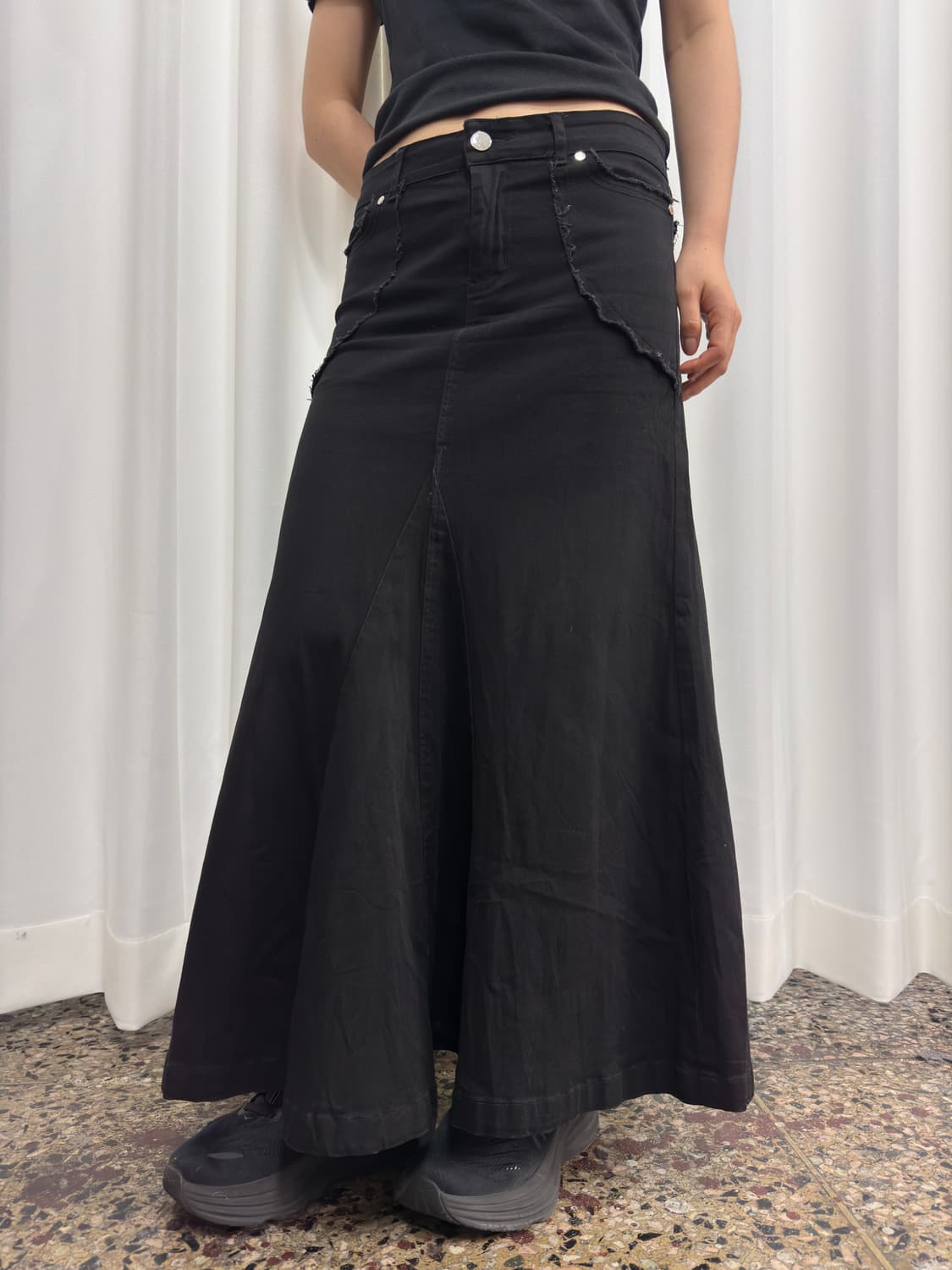 canday cotton long skirt 상품이미지1