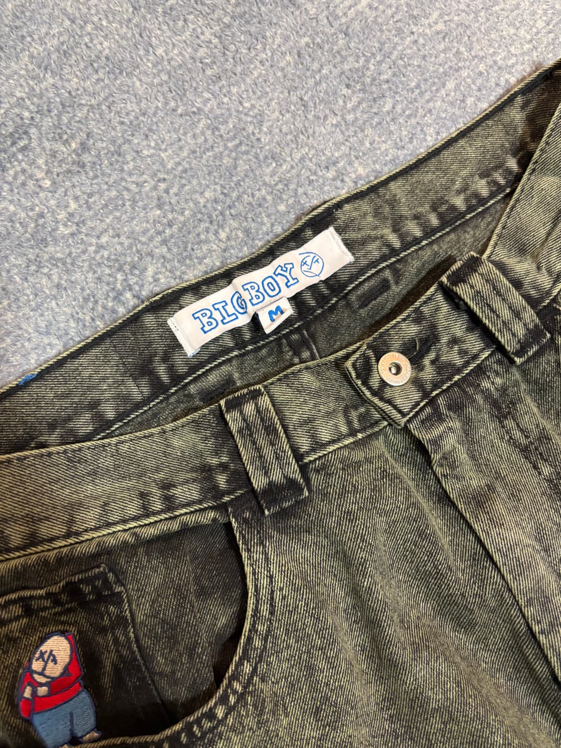 Polar big boy pants - mint black 상품이미지4