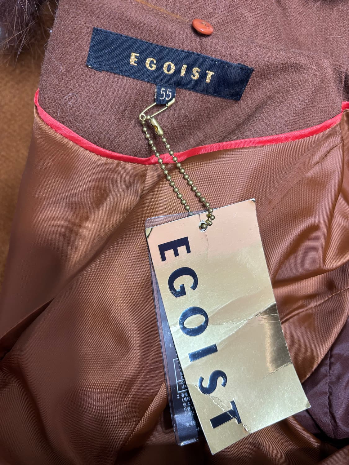 새제품ㅡ 에고이스트 셔링 케이프 코트 55 상품이미지9