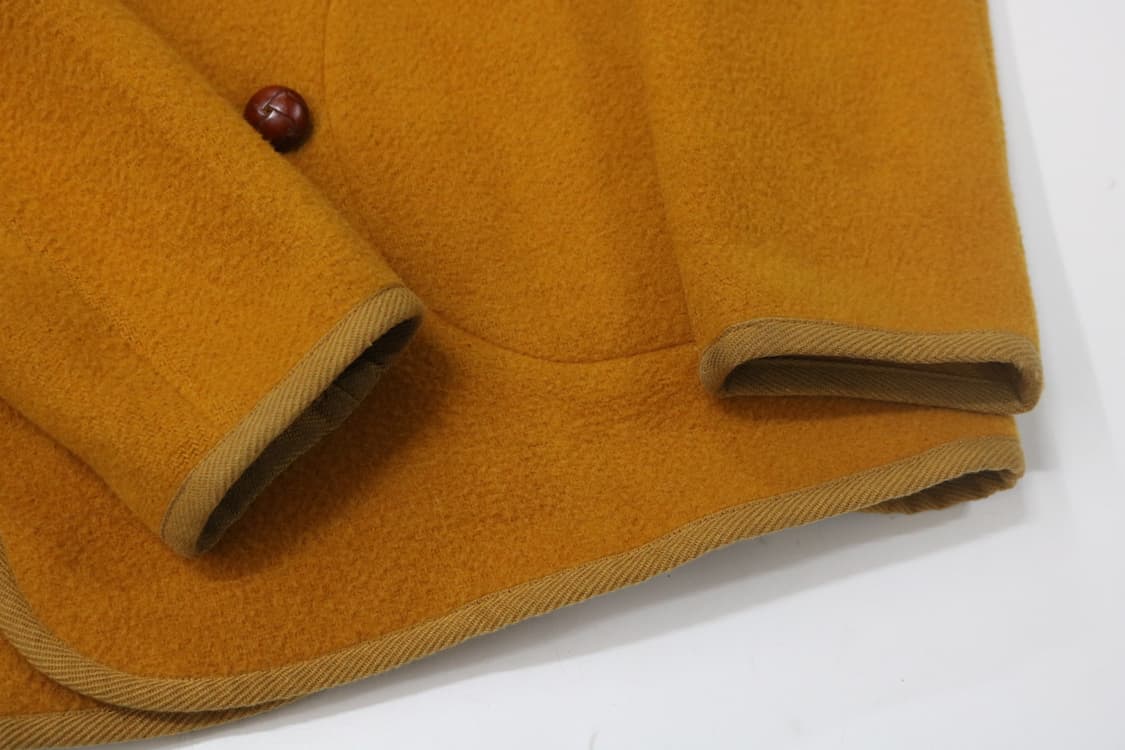 단톤 머스타드 더블 코트 상품이미지5