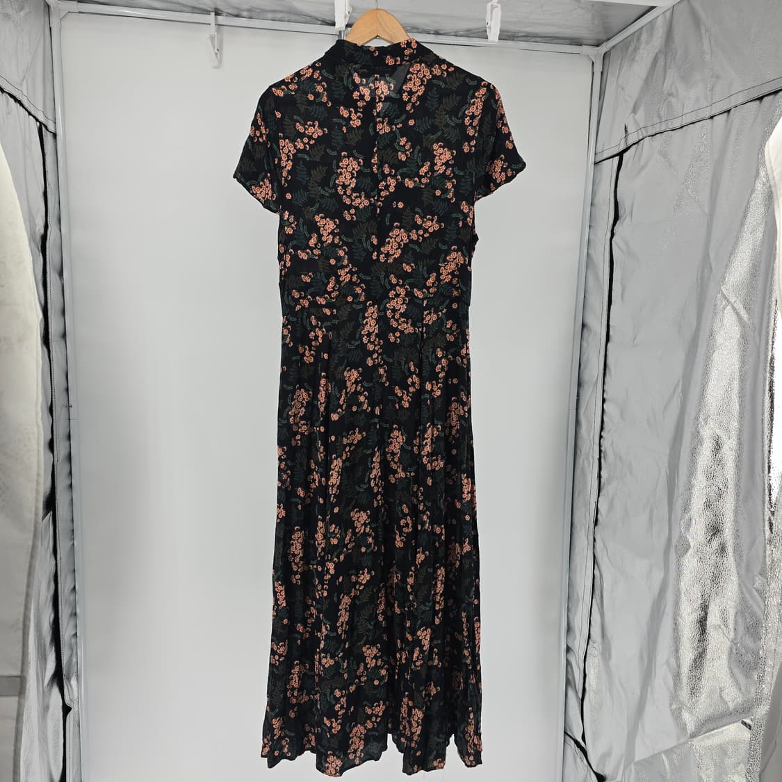 ZARA 프리미엄 플로럴 셔츠 롱 원피스 상품이미지9