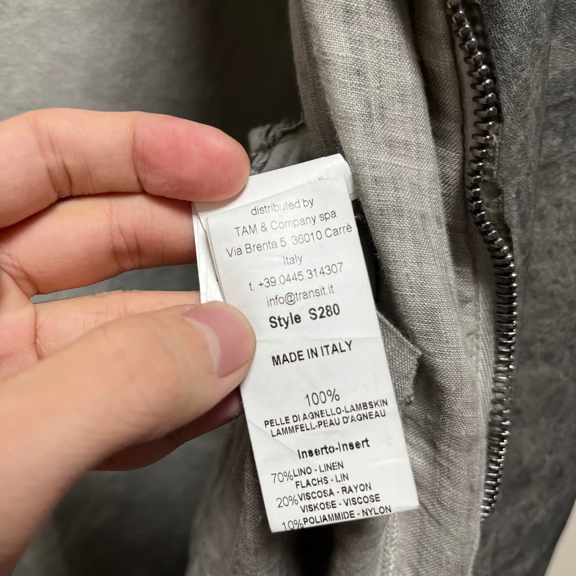 트랜짓 워시드 램스킨 자켓 상품이미지7