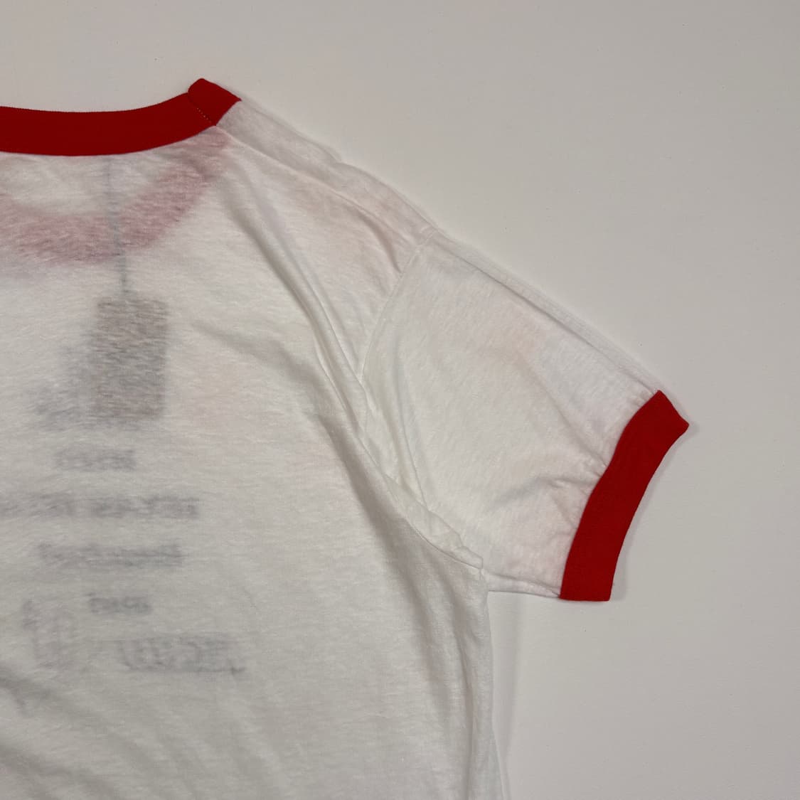 [XL] 80s USA BE THERE ringer crew neck 상품이미지10