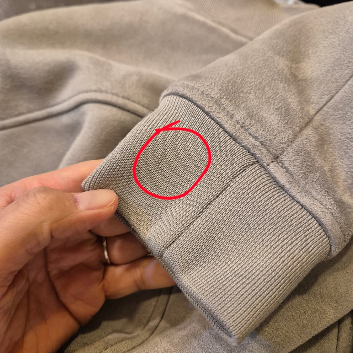 M 자라 그레이 스웨이드자켓  상품이미지6