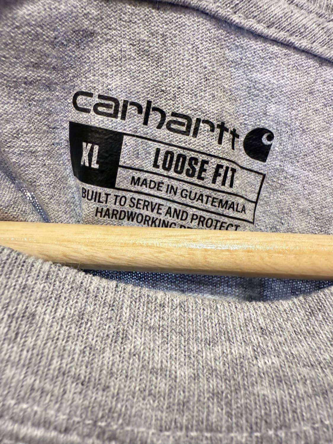 칼하트 그레이 반팔티 상품이미지2