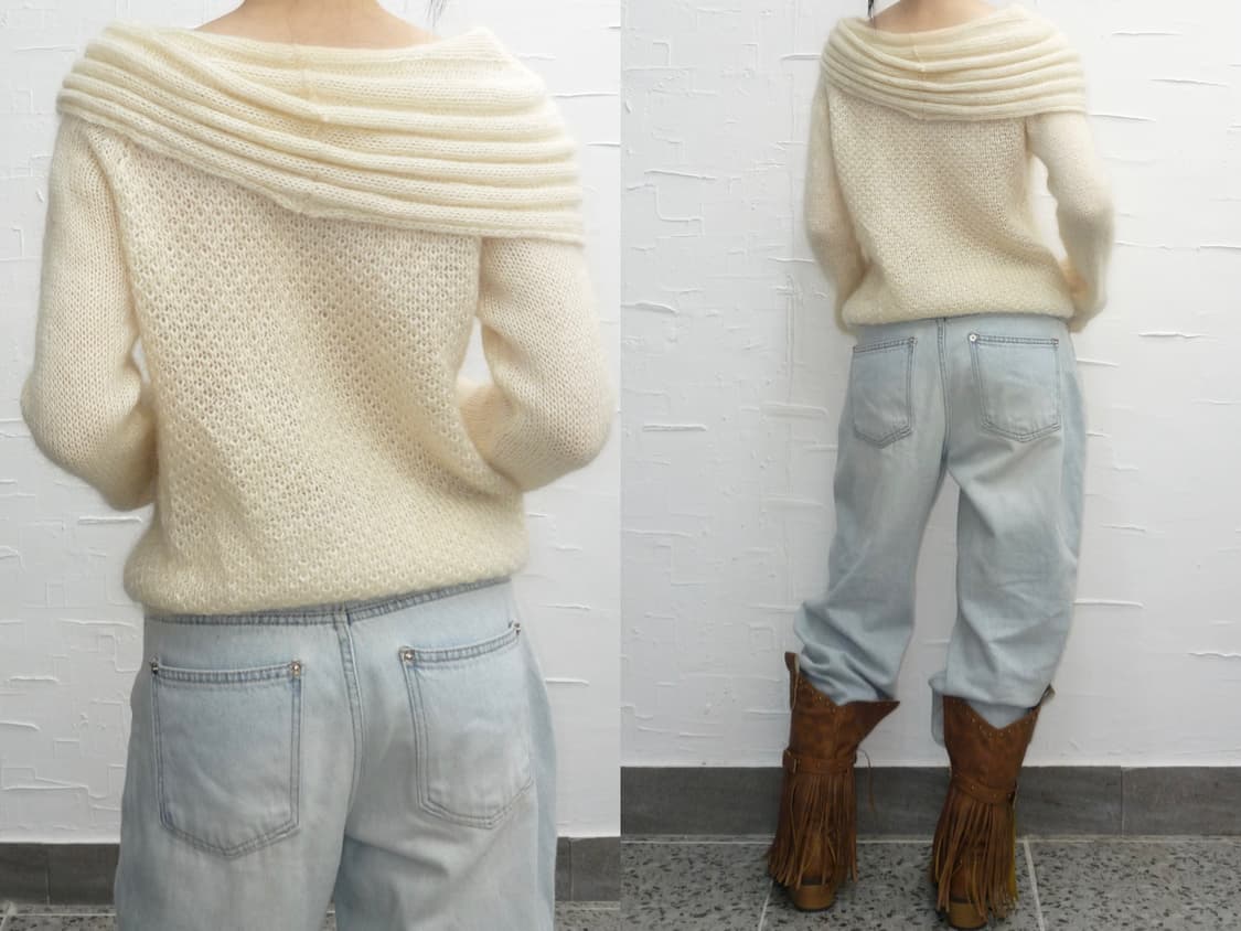 Ribbon shoulder knit 상품이미지3
